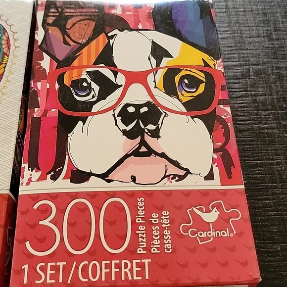 Cardinal puzzles x 3 Dog, Dia de los muertos, tiger - Picture 4 of 8